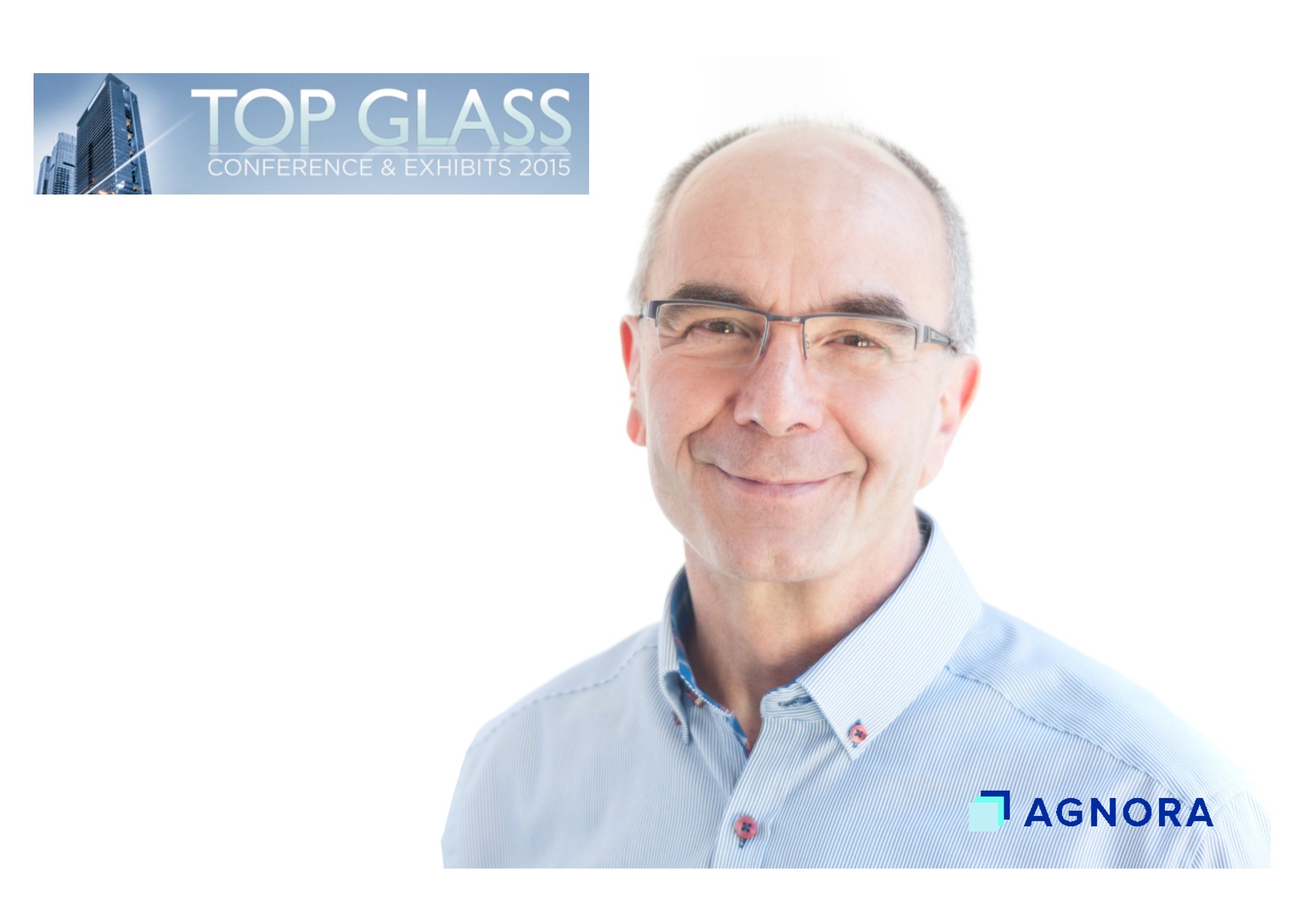 Headshot of Louis Moreau at Top Glass Conference
