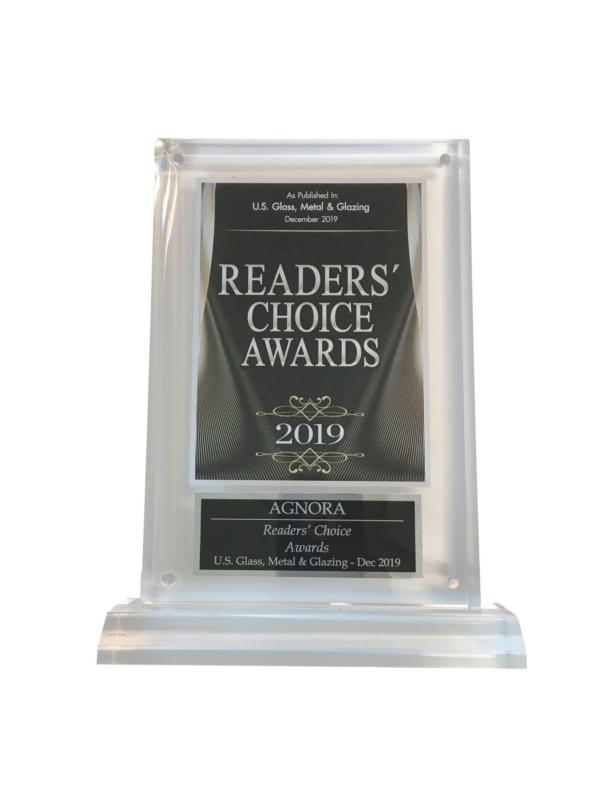 US Glass Readers Choice Award