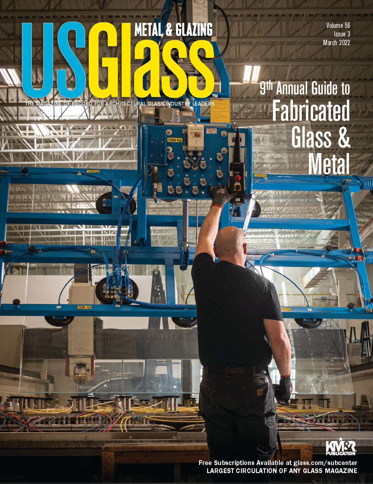 AGNORA on the cover of USGlass
